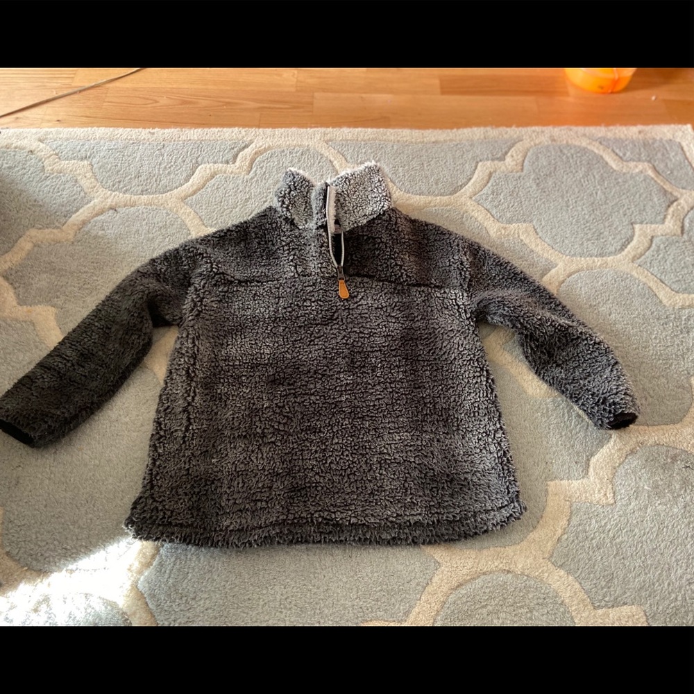 Girls charcoal Grey Fleece size 8-10